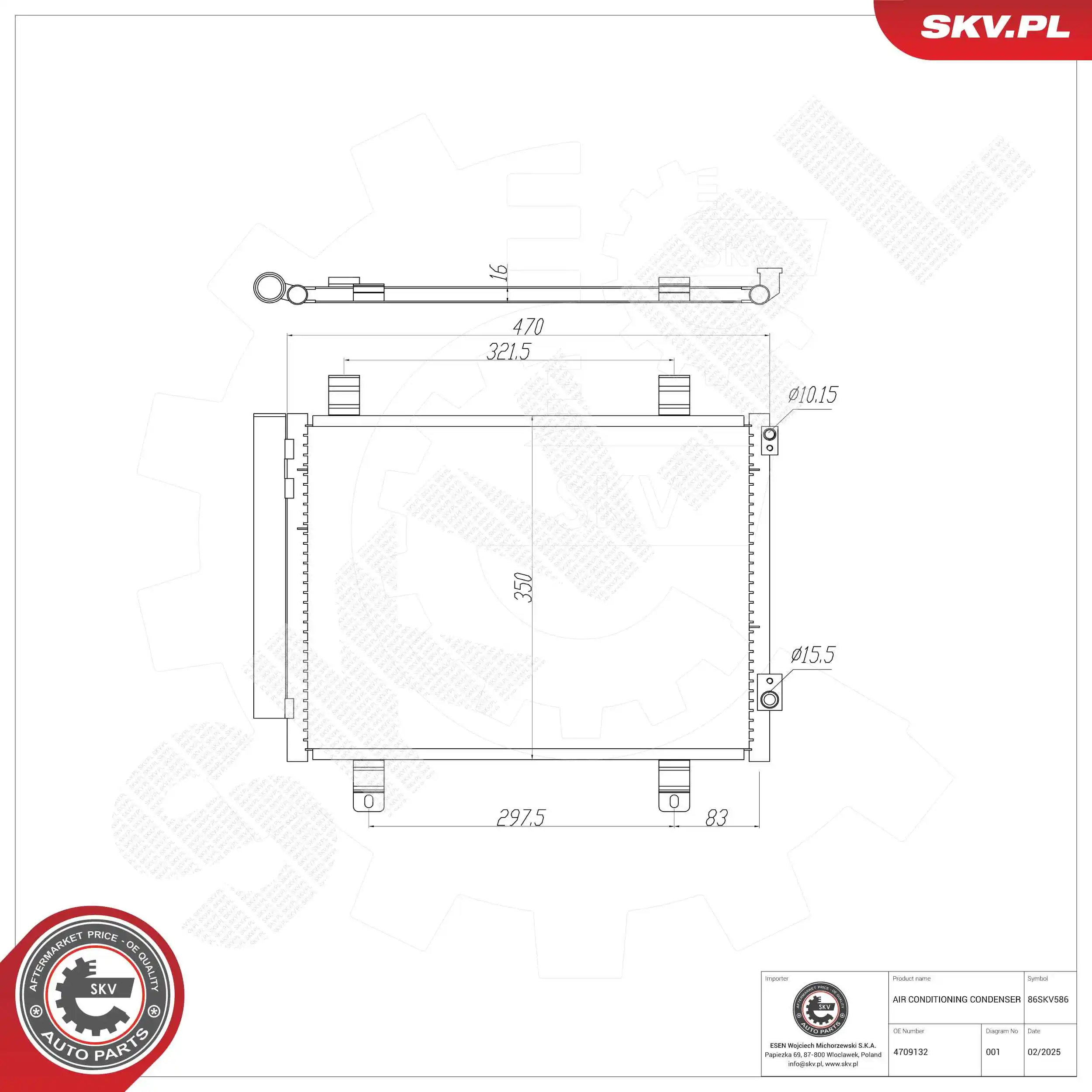 Condenser, air conditioning